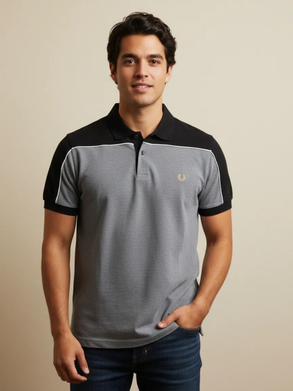 Fred Perry Polo Shirt Men's marshall amplification especia edición Classic Fit